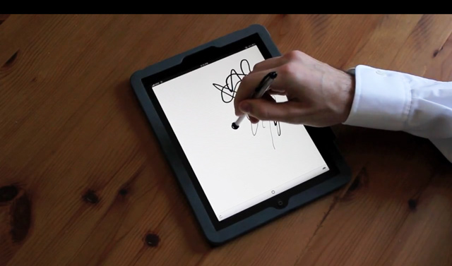 Чувствительное к давлению рисование на iPad