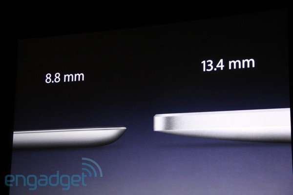 Толщина нового iPad — всего 8.8 миллиметра