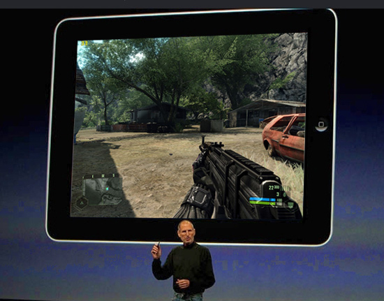 Еще немного и в Crysis мы будем рубиться на iPad
