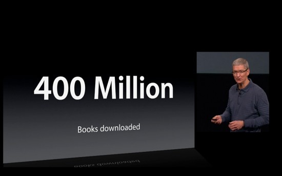 Пользователи скачали более 400 миллионов электронных книг из магазина iBookstore