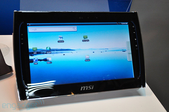 Общий внешний вид планшета MSI WindPad 110