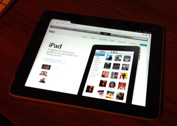 Chromium OS, запущенная на планшете Apple iPad