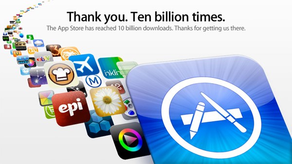 10 миллиардов закачек в App Store, полет нормальный