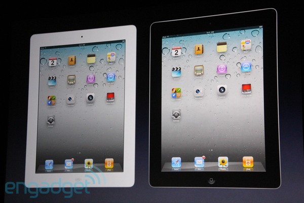 Планшет iPad 2 будет доступен и в белом цвете