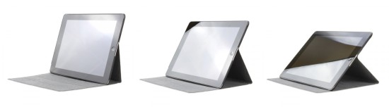 Чехол NYHK Folio Shield позволяет устанавливать планшет под разными углами