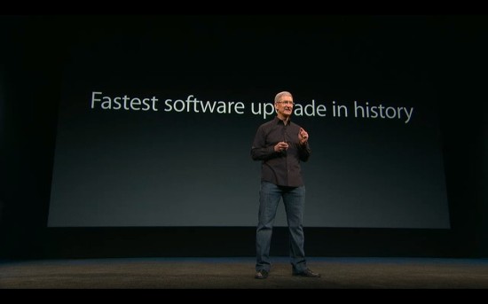 Выход iOS 7 — самый быстрый в истории апгрейд программного обеспечения